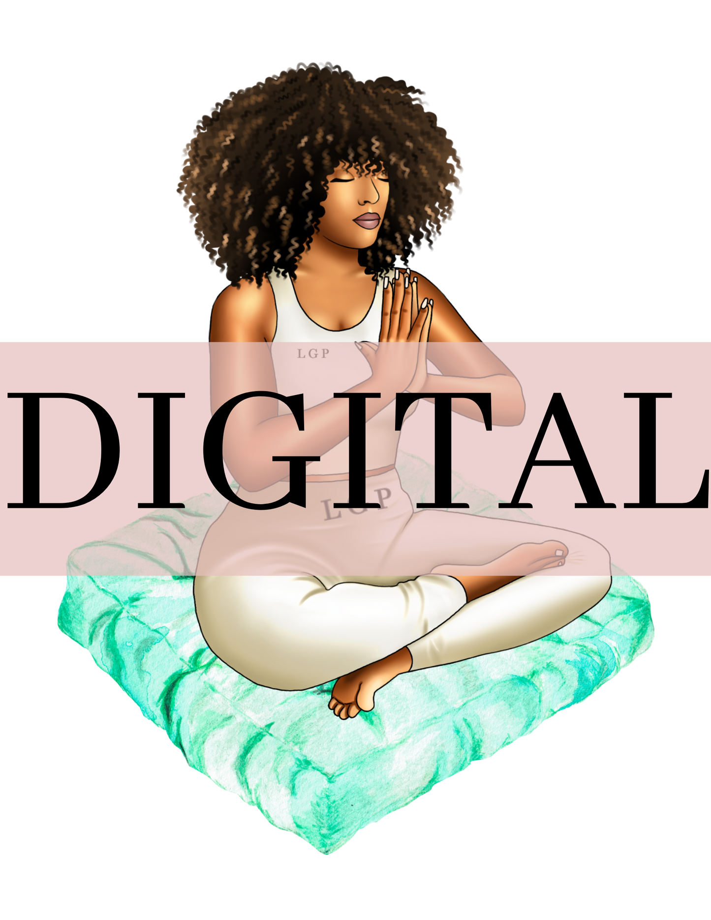 Torrie Meditates DIGITAL Sticker