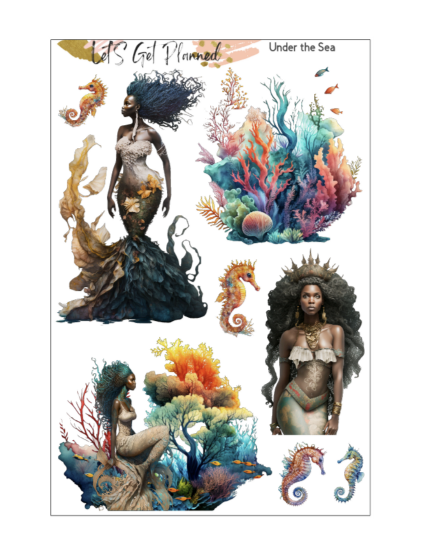 Under the Sea 2-pg Kit