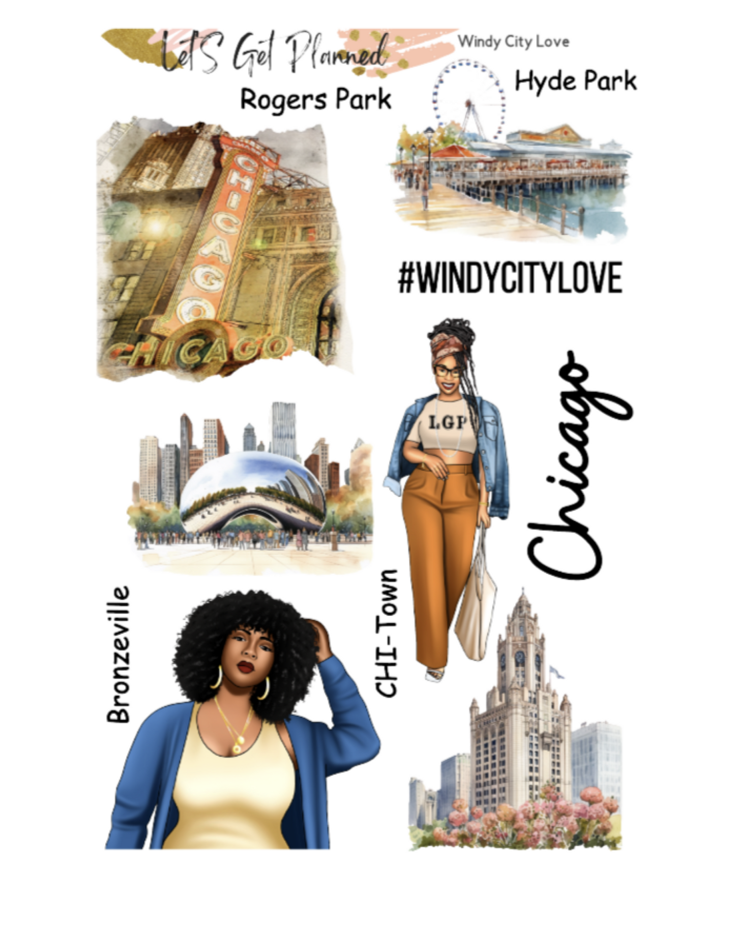 Windy City Love 2-pg Kit