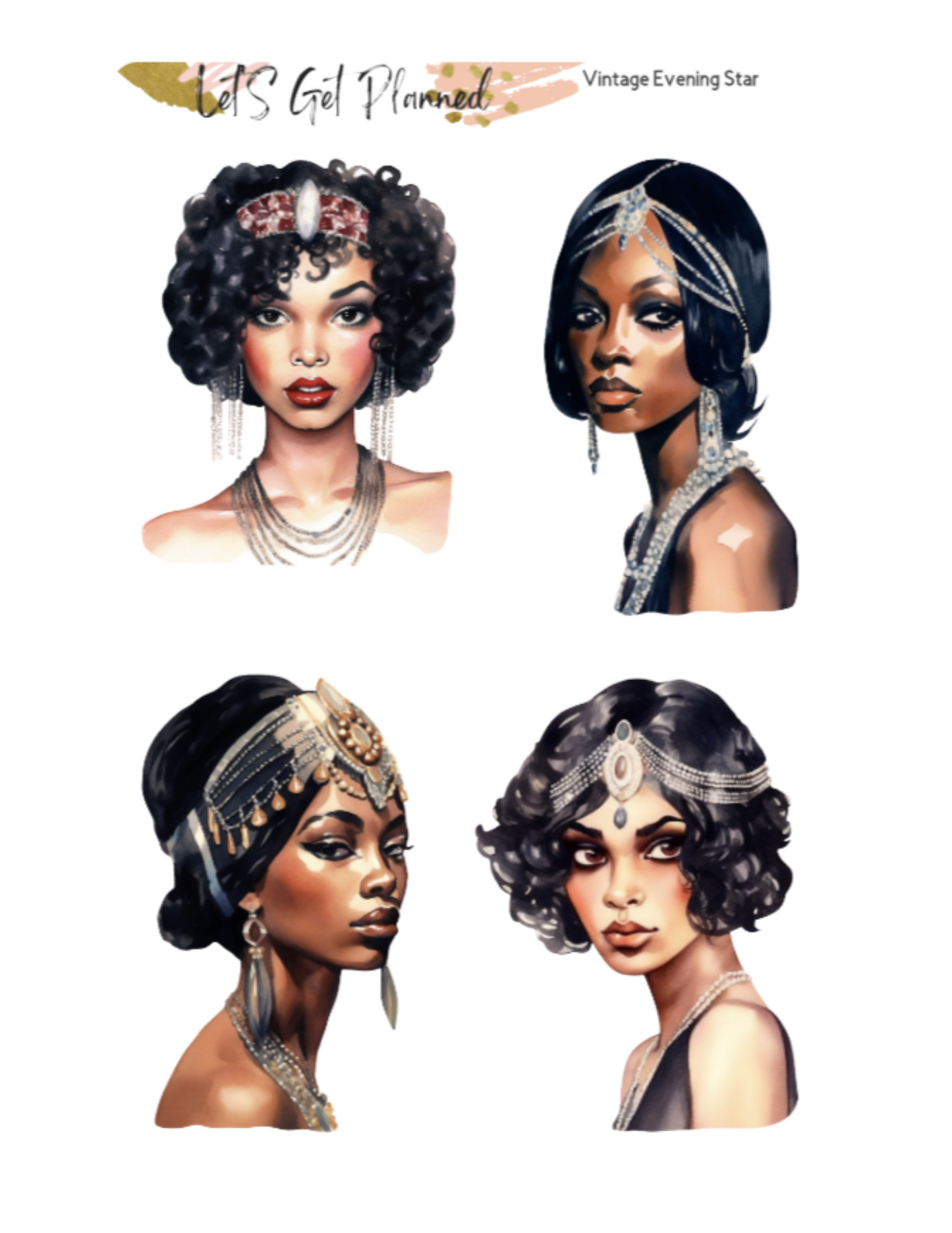 Vintage Evening Star 2-pg Kit