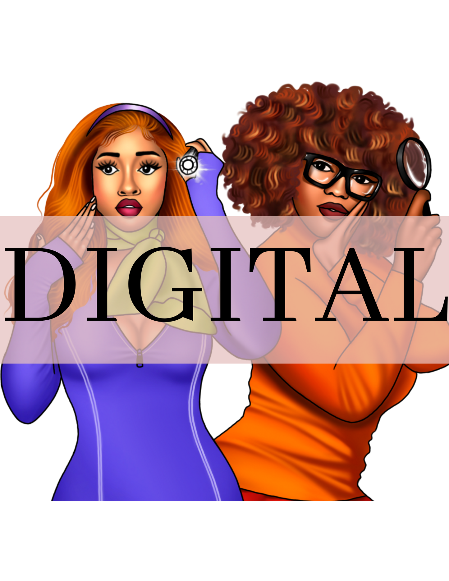 Daphnea & Velmastine DIGITAL Sticker