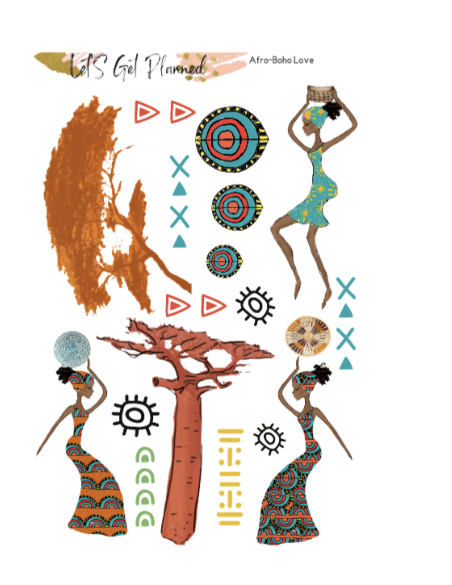 Afro-Boho Love 3-pg Kit