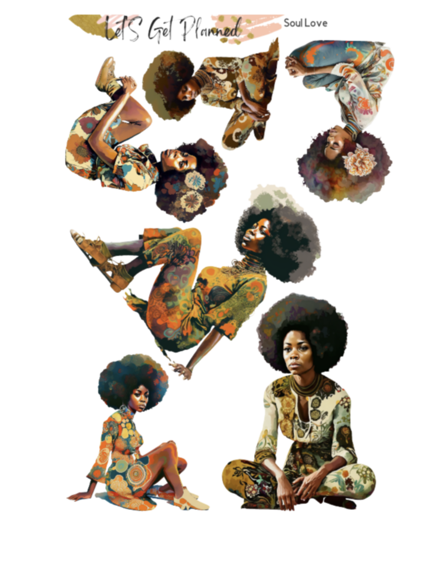 Soul Love 1-Pg Sticker Sheet