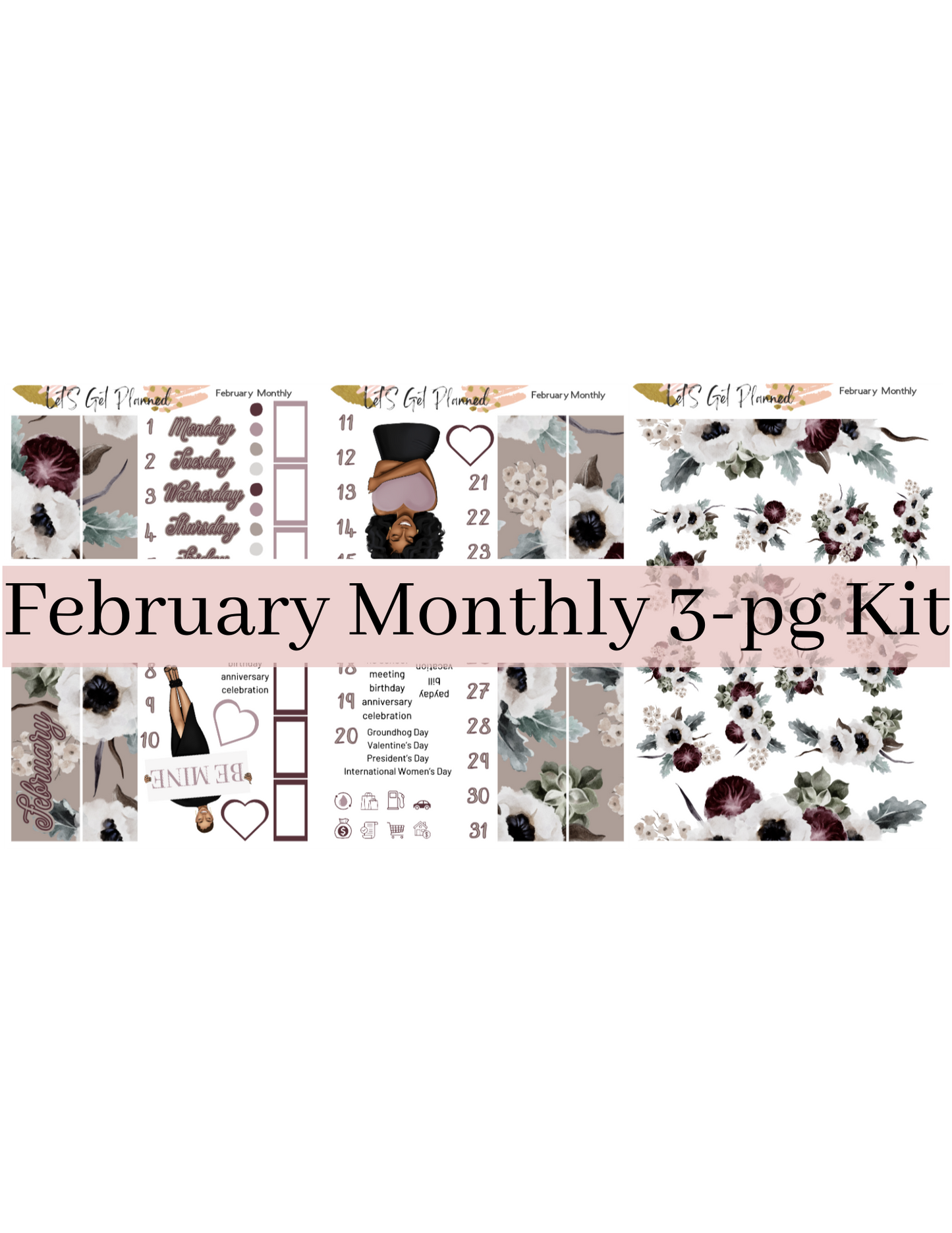 February 2024 Monthly 3-pg Kit
