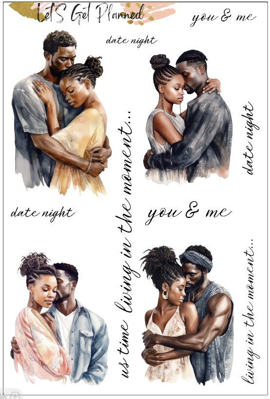 You & Me 1-Pg Sticker Sheet