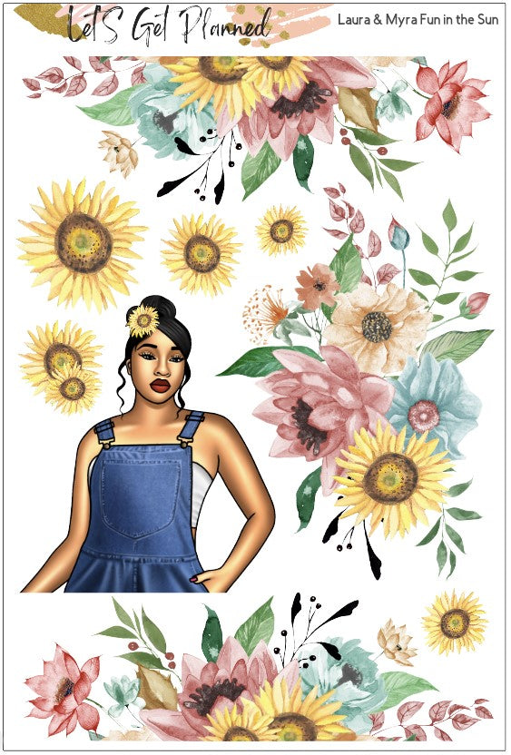 Laura & Myra Fun in the Sun 3-pg Kit