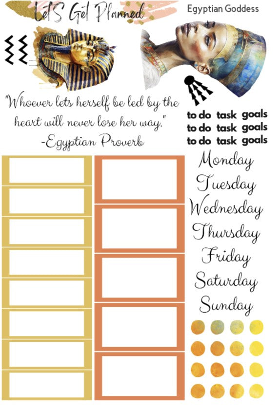 Egyptian Goddess 4-Pg Kit