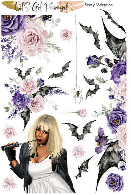 Scary Valentine 3-pg Kit