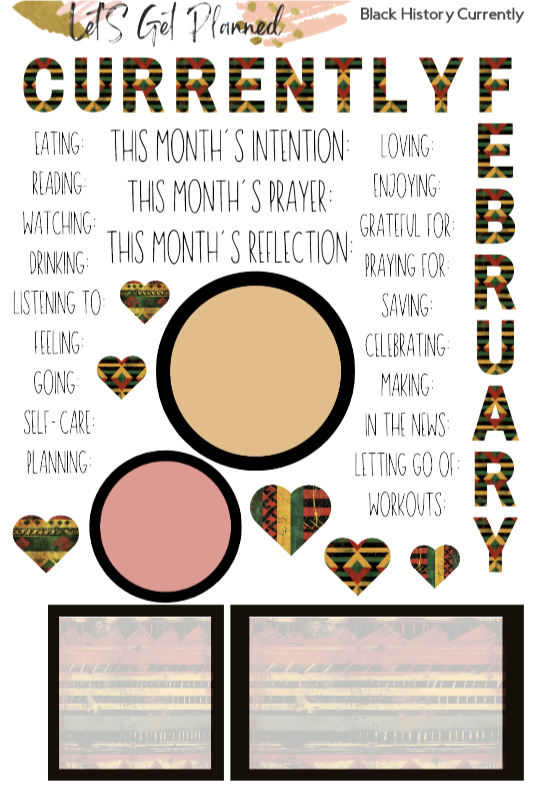 Black History Currently 1-pg Kit