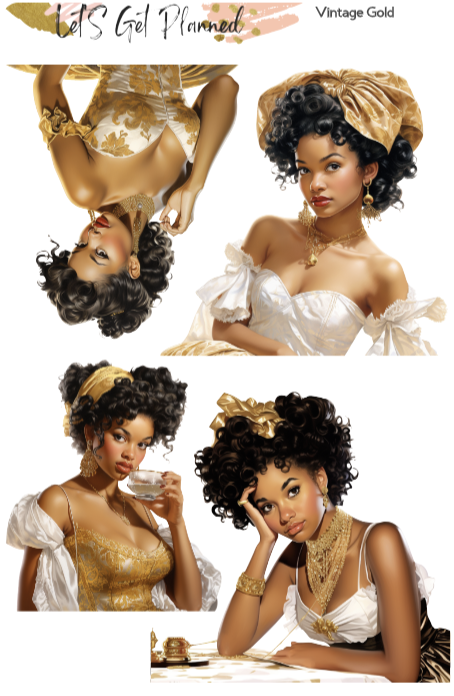 Vintage Gold 2-pg Kit