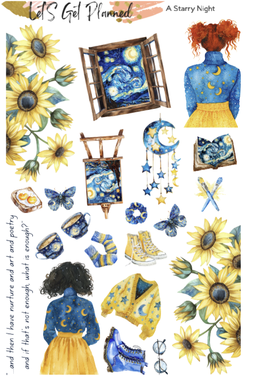 A Starry Night 3-pg Kit