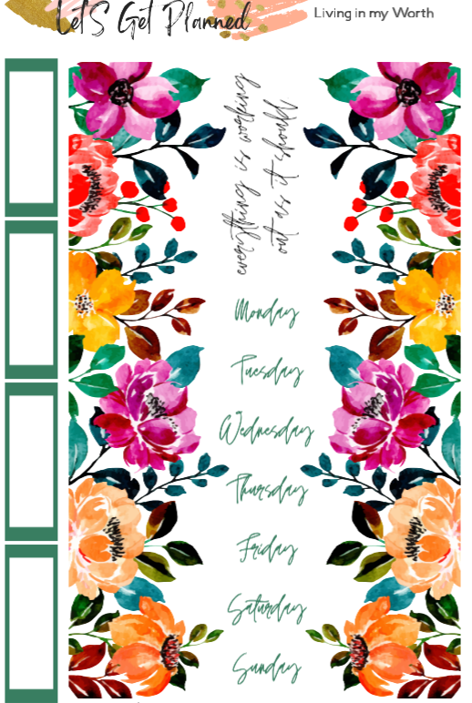 Living in my Worth 2-pg Kit