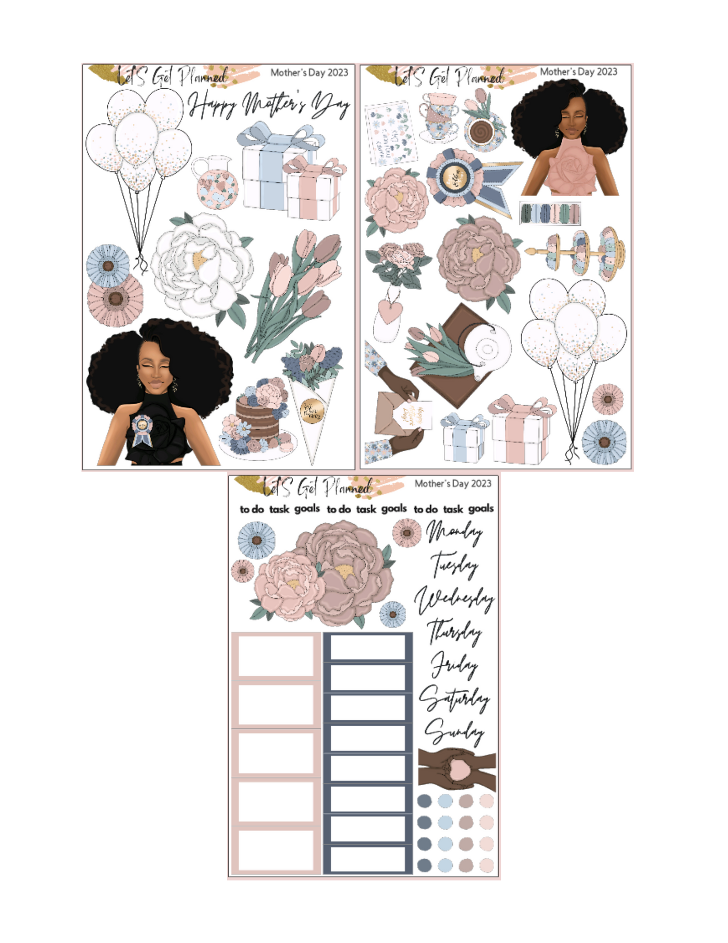 Mother's Day 3-pg Kit