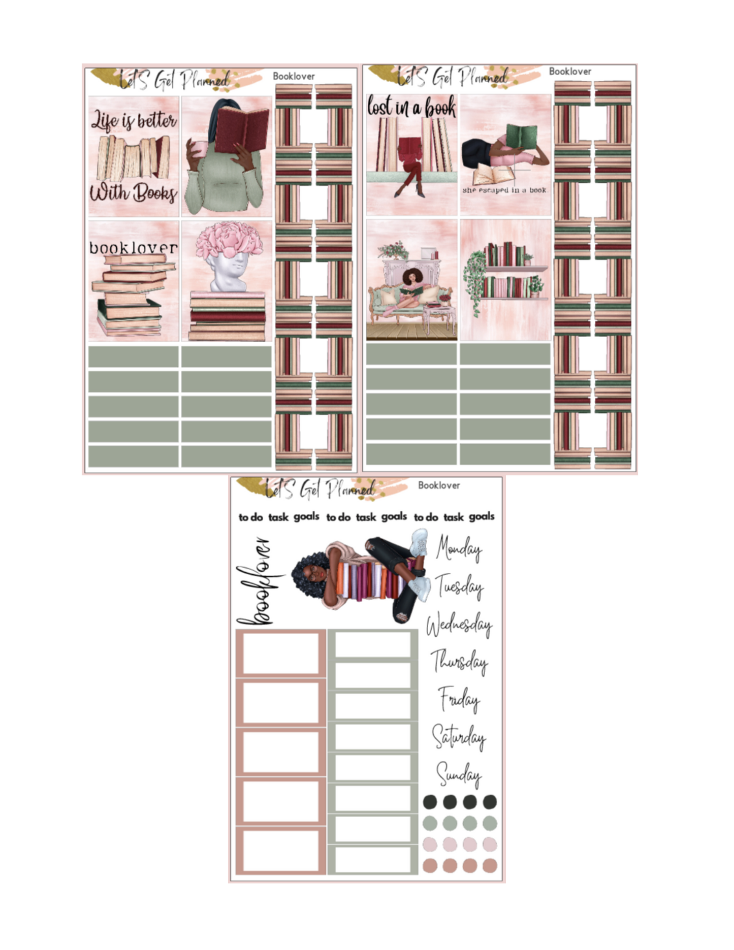 Booklovers 3-Pg Kit
