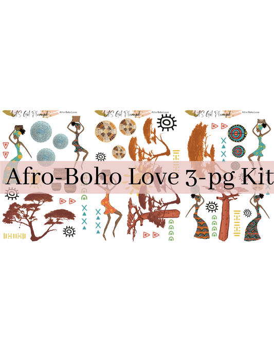Afro-Boho Love 3-pg Kit