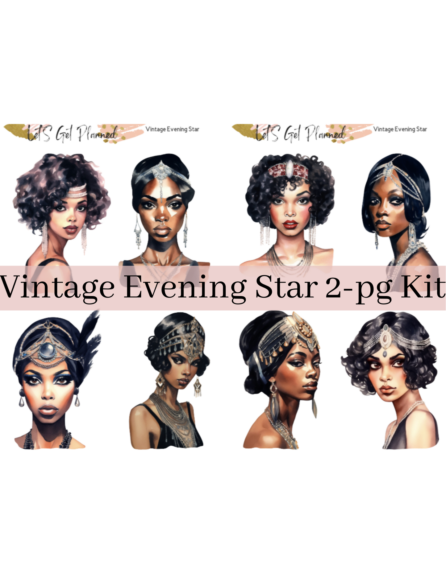 Vintage Evening Star 2-pg Kit