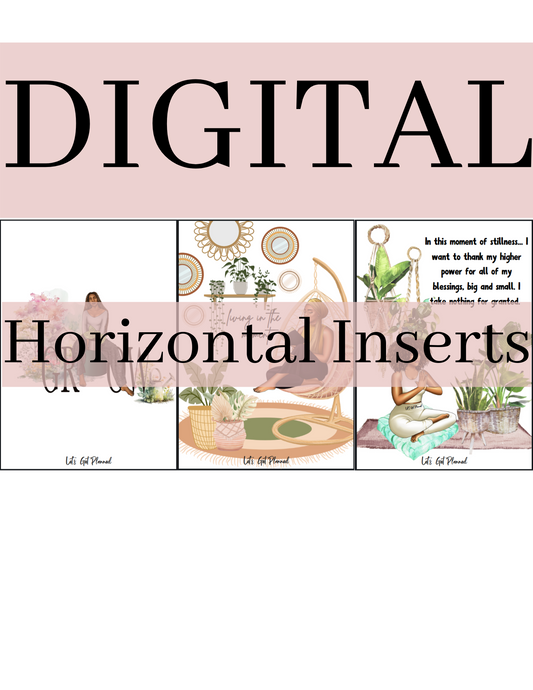 DIGITAL Horizontal Inserts (NO PHYSICAL PRODUCT)