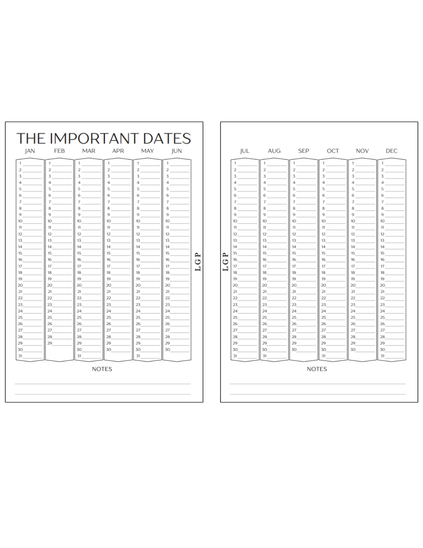 DIGITAL 2024 Planner Companion Inserts (NO PHYSICAL PRODUCT)