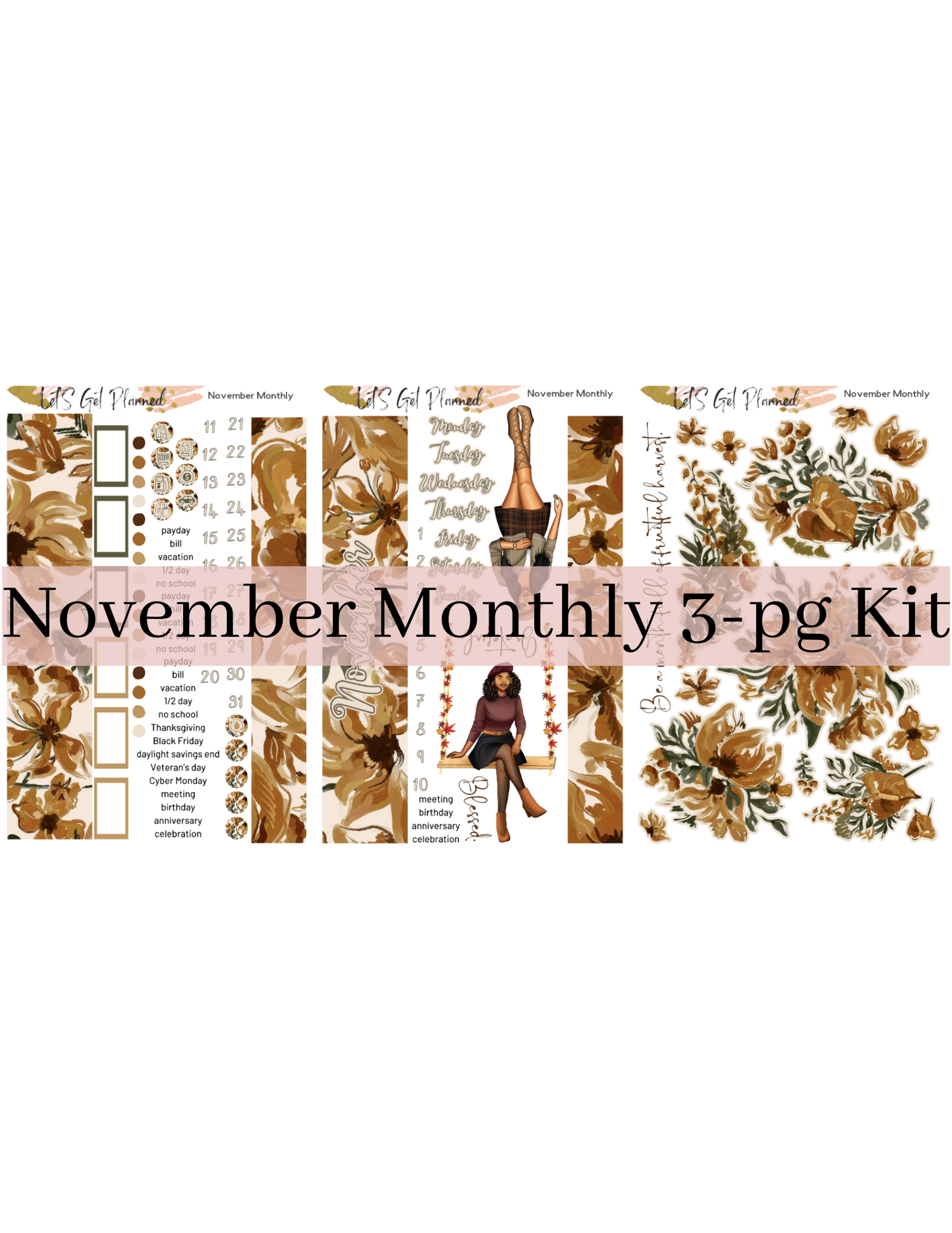 November Monthly 3-pg Kit