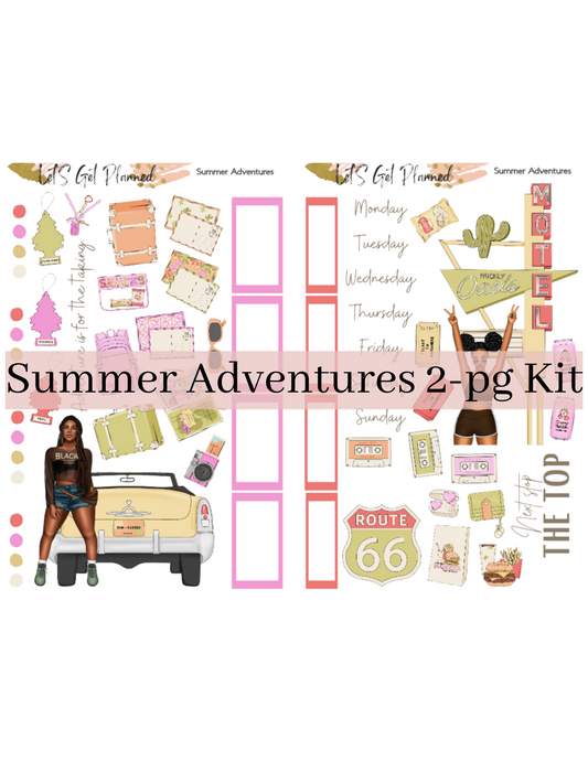 Summer Adventures 2-pg Kit