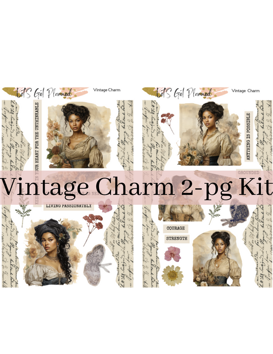 Vintage Charm 2-pg Kit