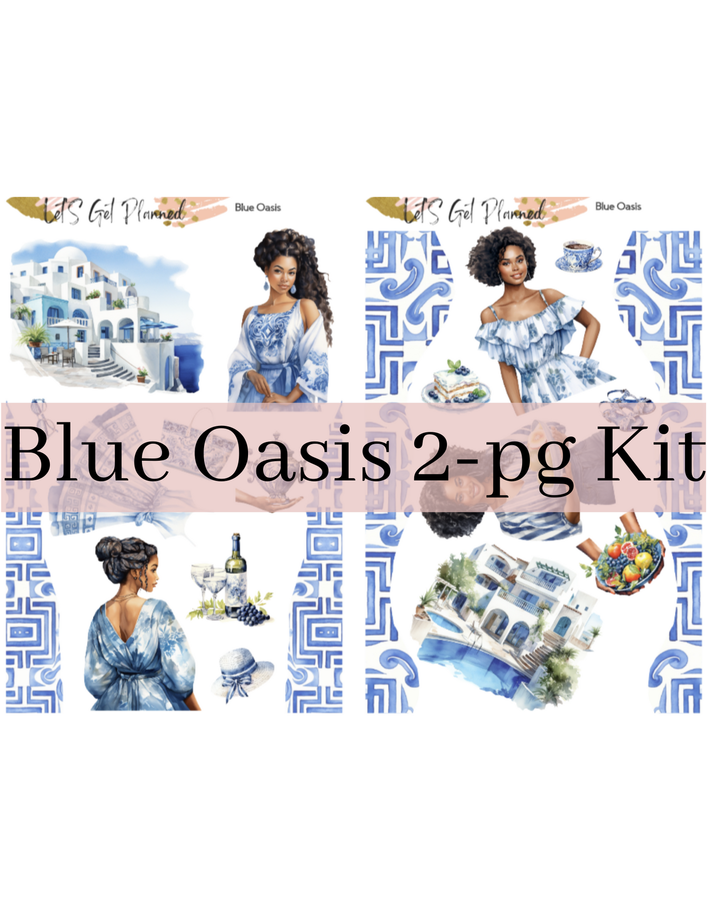 Blue Oasis 2-pg Kit