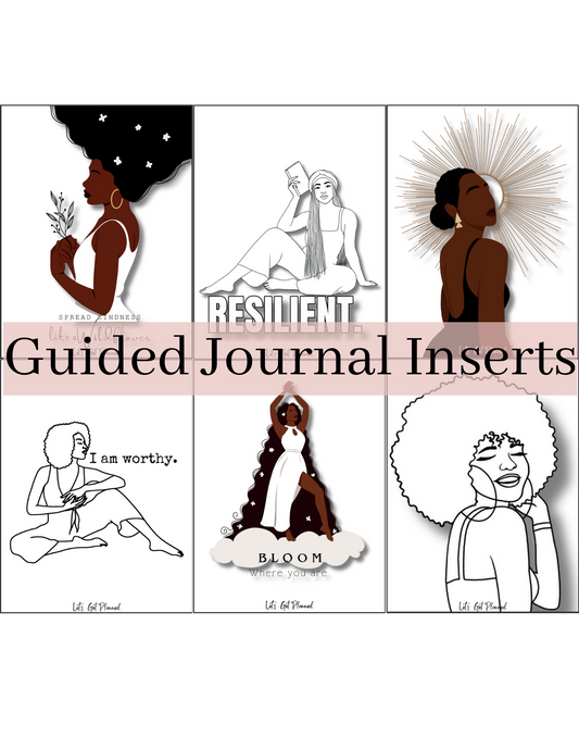 Guided Journal Inserts (Vertical Layout)