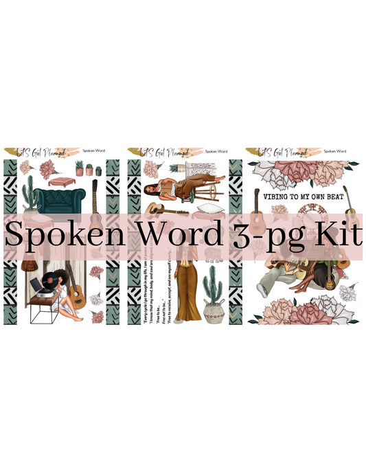 Spoken Word 3-pg Kit