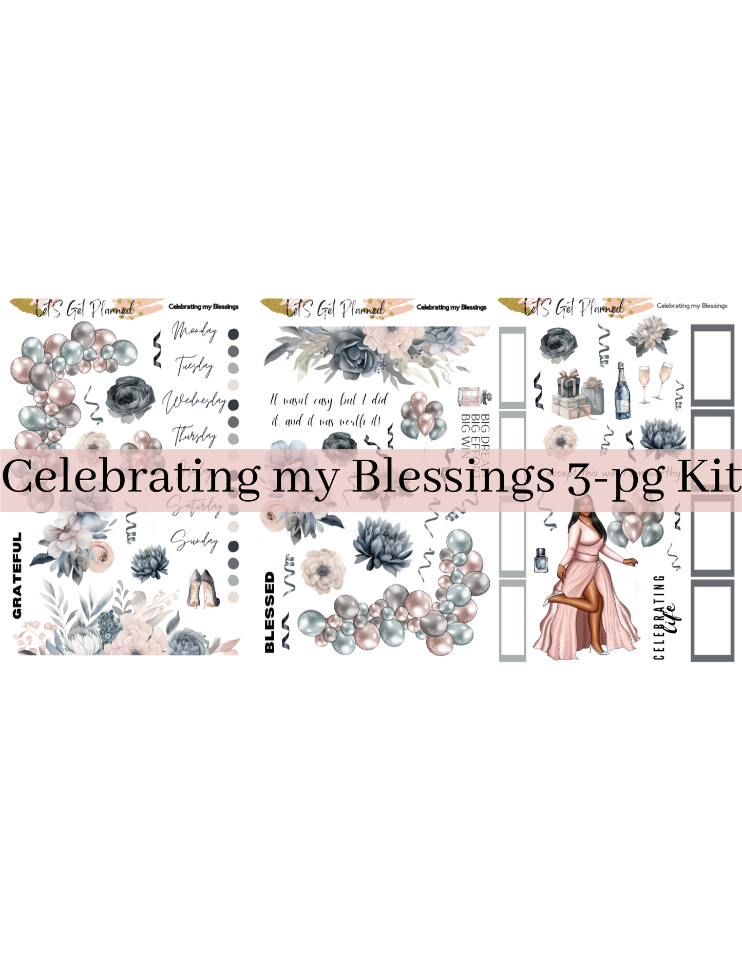 Celebrating my Blessings 3-pg Kit