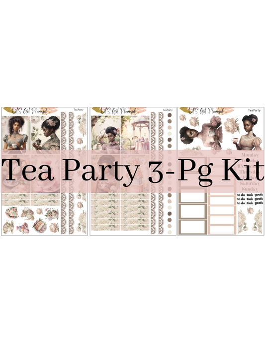 Tea Party 3-pg Kit