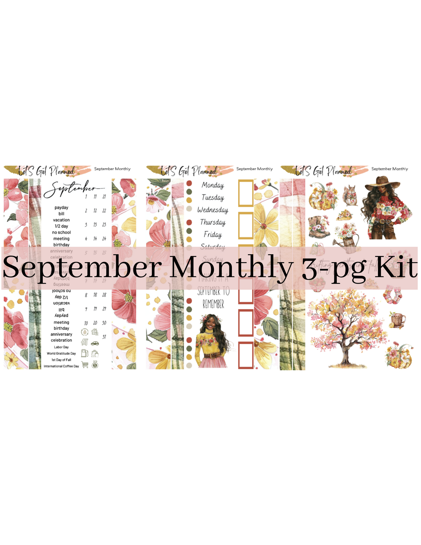 September 2024 Monthly 3-pg Kit