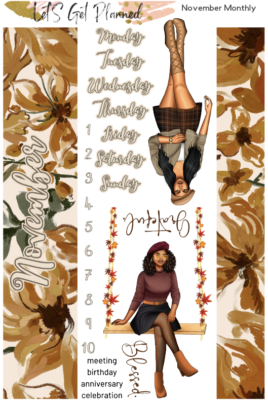 November Monthly 3-pg Kit