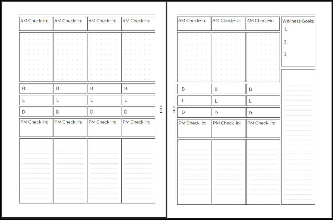 Guided Journal Inserts (Vertical Layout)