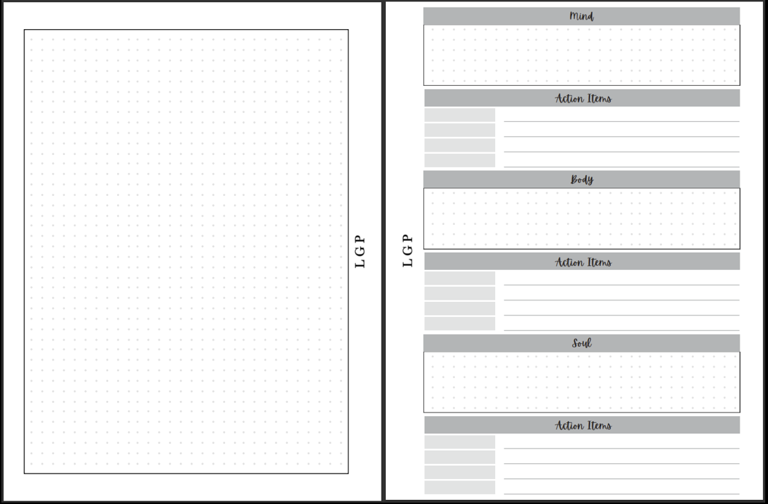 Printed Pre-punched Schedular Inserts