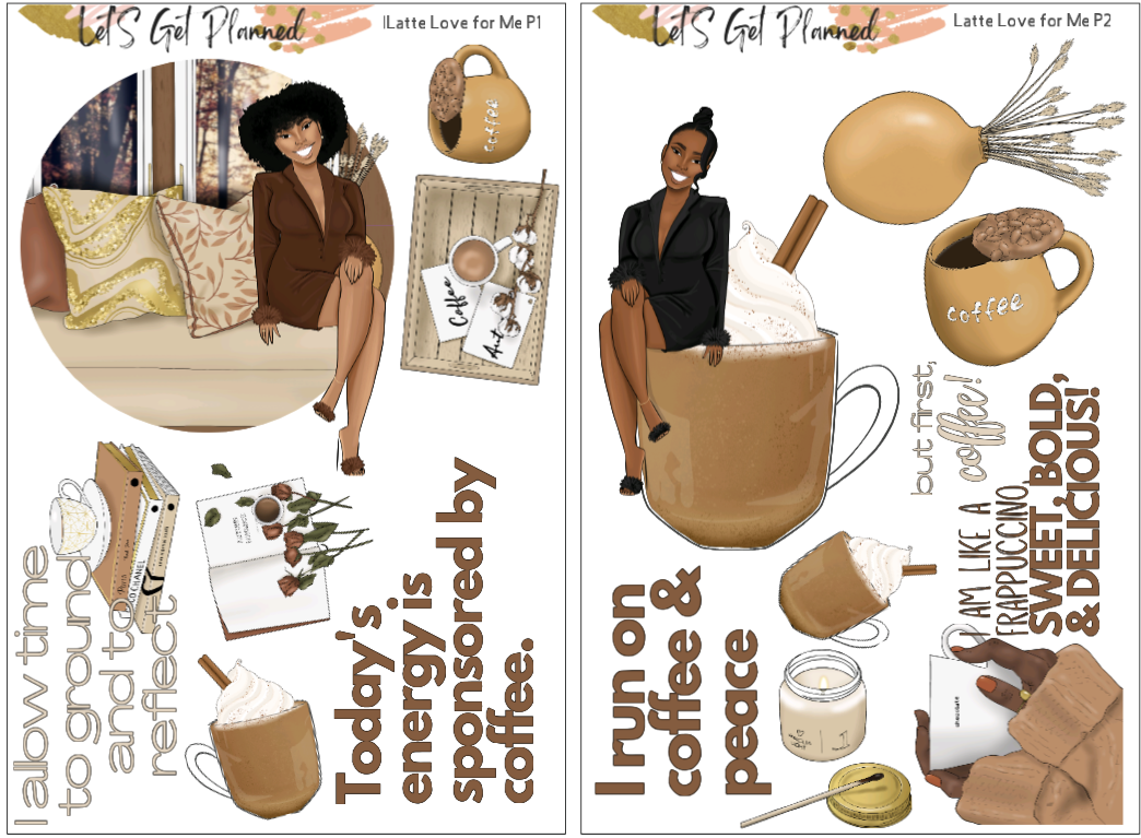 Latte Love for Me 2-pg Kit