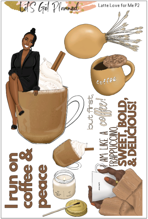 Latte Love for Me 2-pg Kit