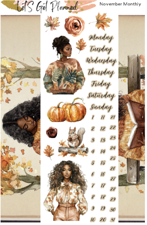 NEW!!! November Monthly 3-pg Kit