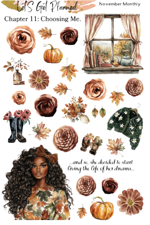 NEW!!! November Monthly 3-pg Kit