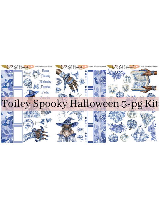 Toiley Spooky Halloween 3-pg Kit