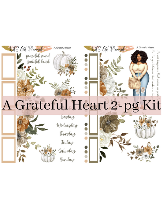 A Grateful Heart 2-pg Kit