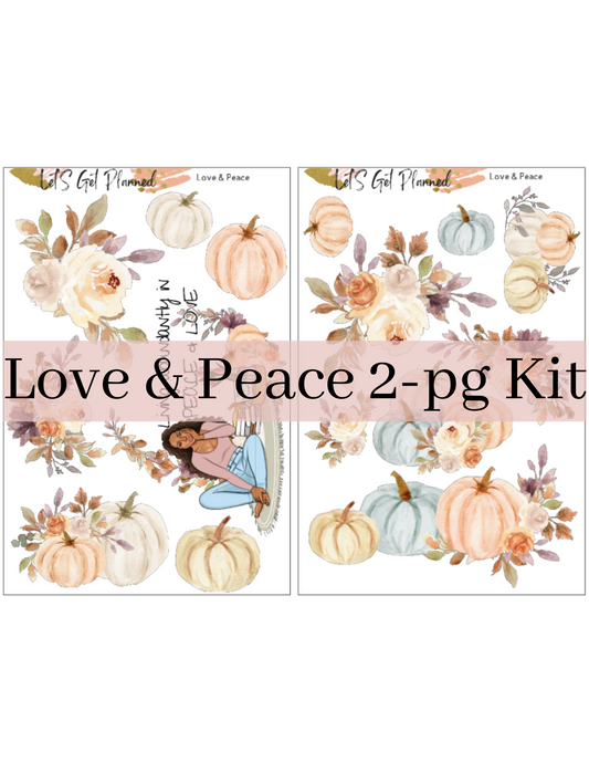 Love & Peace 2-pg Kit