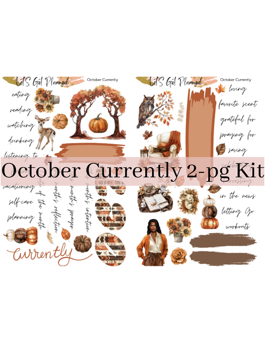 October Currently 2-pg Kit