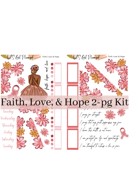 Faith, Love, & Hope 2-pg Kit