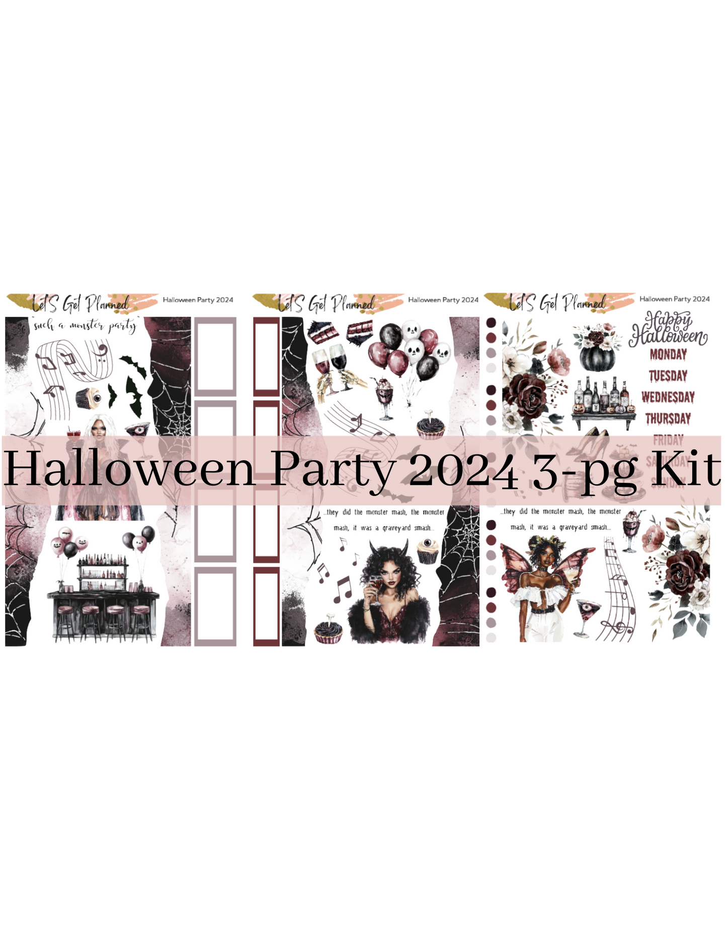 Halloween Party 2024 3-pg Kit