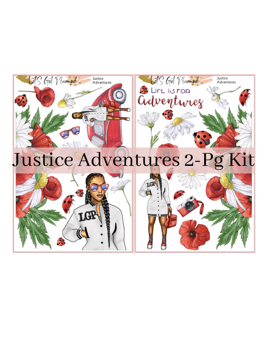 Justice Adventures 2-Pg Kit