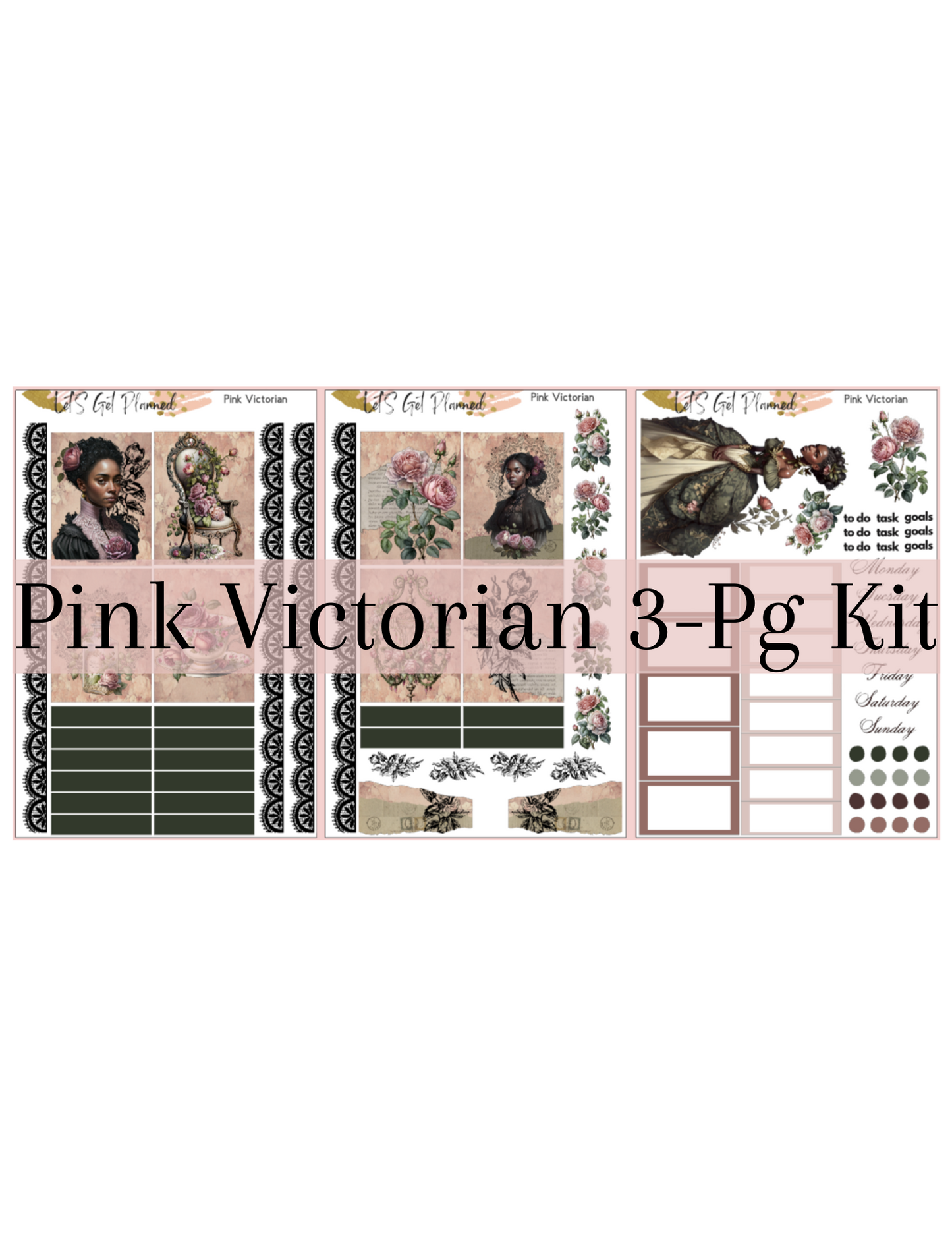 Pink Victorian 3-Pg Kit