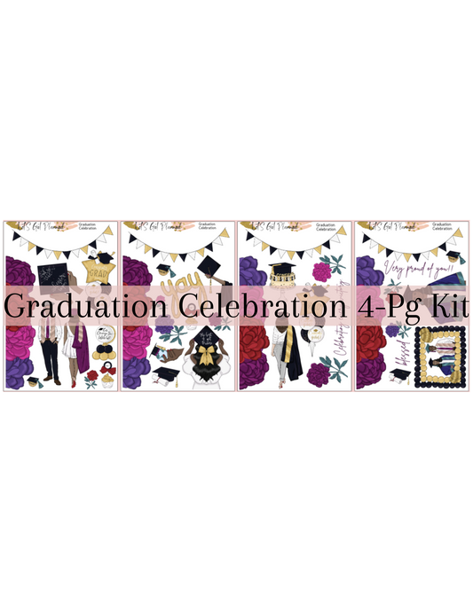 Graduation Celebration 4-Pg Kit