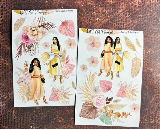 Spring Boho Vibes 2-pg Kit