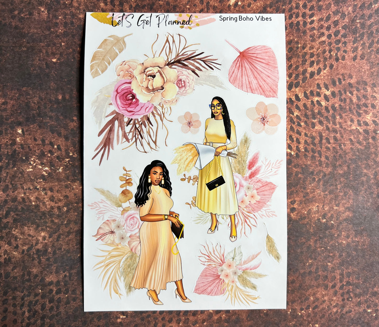 Spring Boho Vibes 2-pg Kit